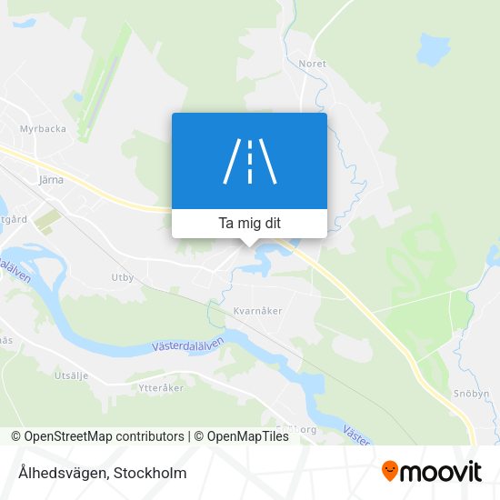 Ålhedsvägen karta