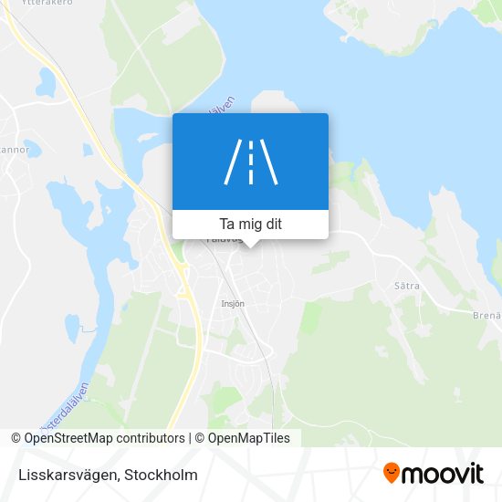 Lisskarsvägen karta