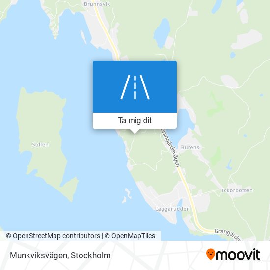 Munkviksvägen karta