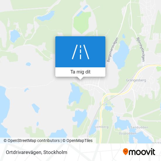 Ortdrivarevägen karta