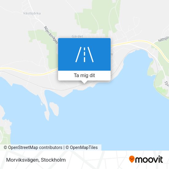 Morviksvägen karta