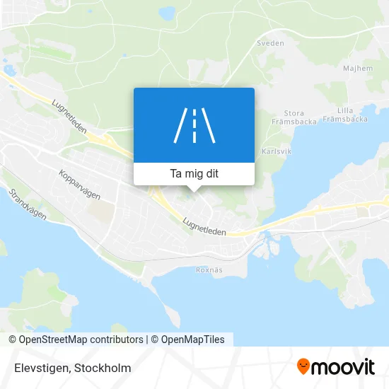 Elevstigen karta