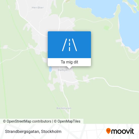 Strandbergsgatan karta