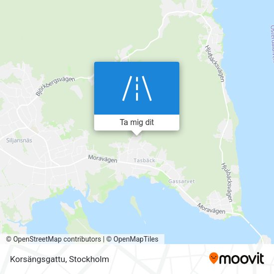 Korsängsgattu karta