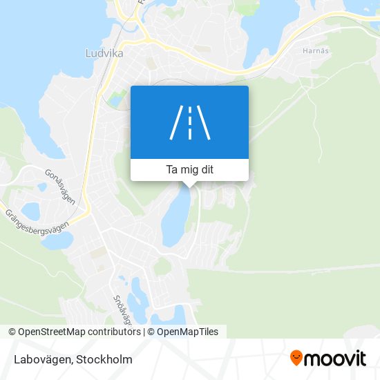 Labovägen karta