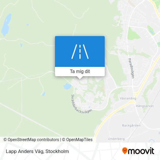 Lapp Anders Väg karta