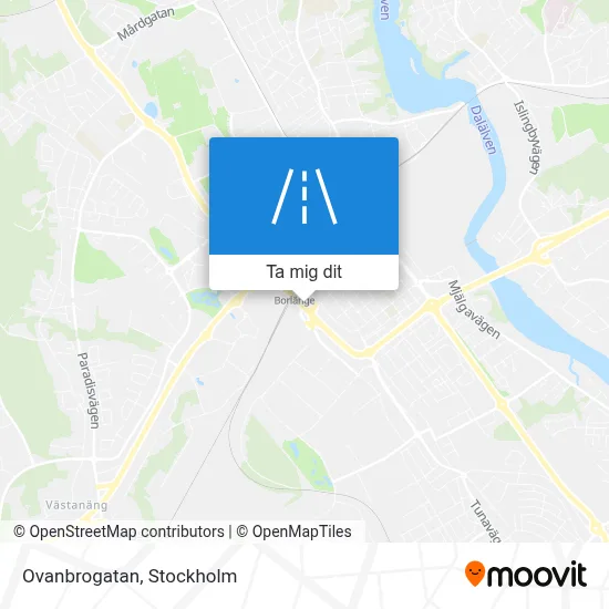 Ovanbrogatan karta