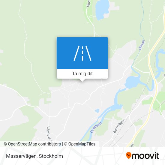 Masservägen karta