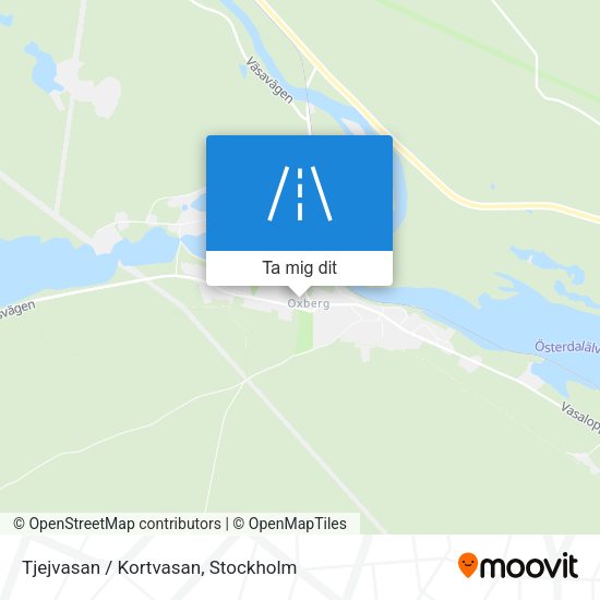 Tjejvasan / Kortvasan karta