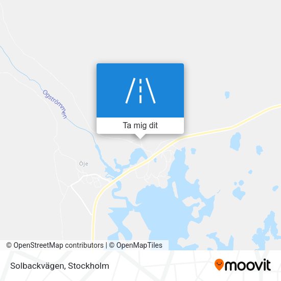 Solbackvägen karta