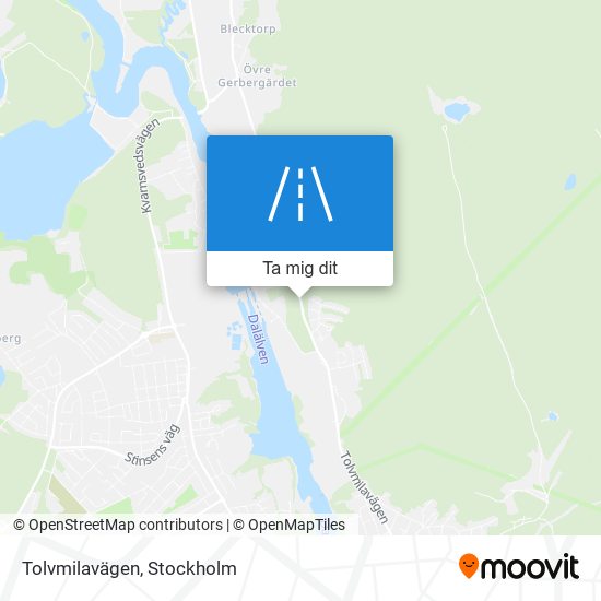 Tolvmilavägen karta