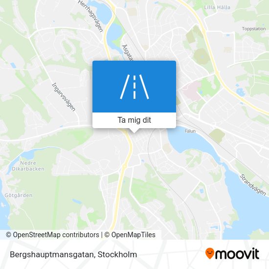 Bergshauptmansgatan karta