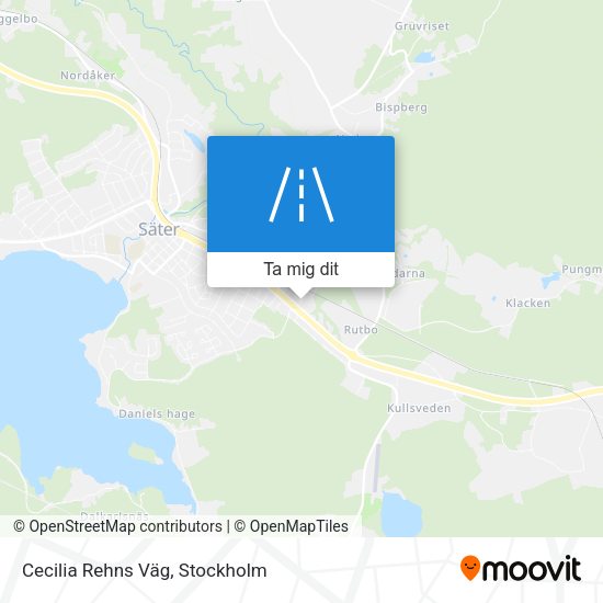 Cecilia Rehns Väg karta