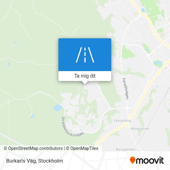 Burkarls Väg karta