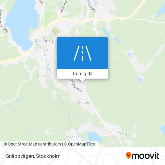 Snäppvägen karta