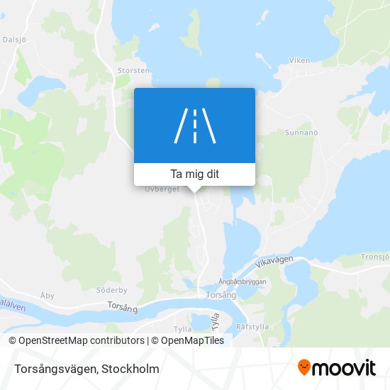 Torsångsvägen karta