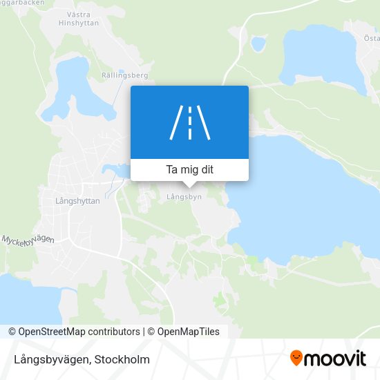 Långsbyvägen karta