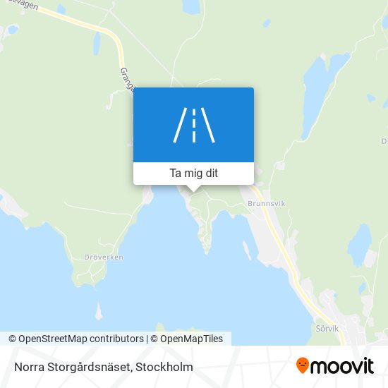 Norra Storgårdsnäset karta