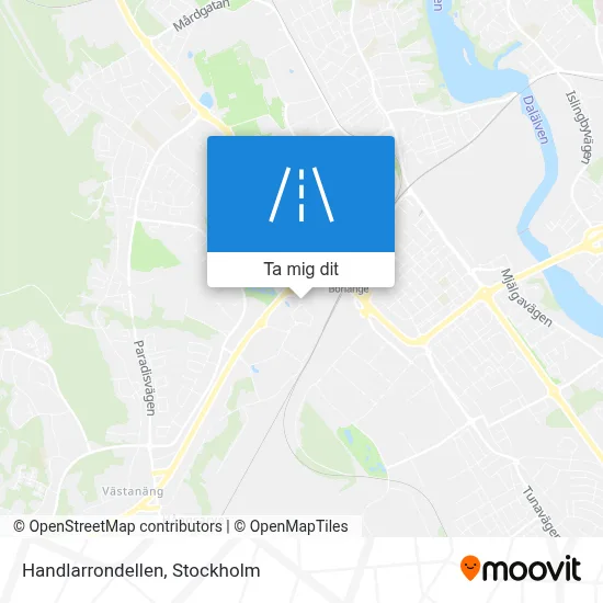 Handlarrondellen karta