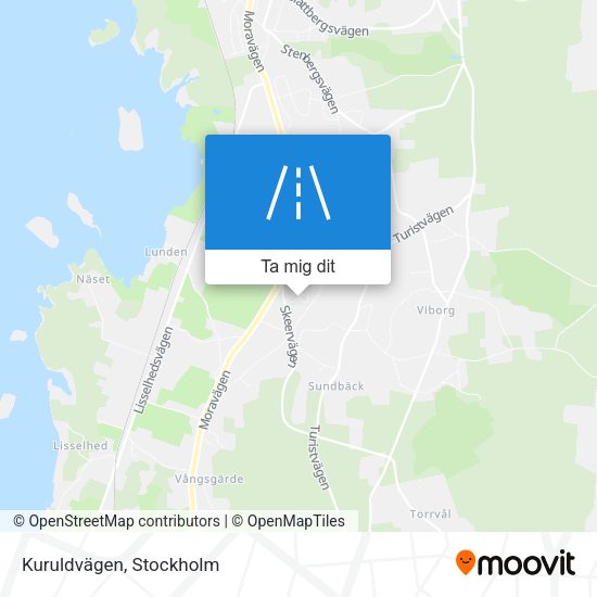 Kuruldvägen karta