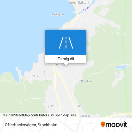Offerbacksvägen karta