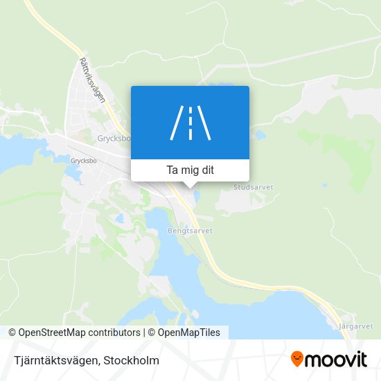 Tjärntäktsvägen karta