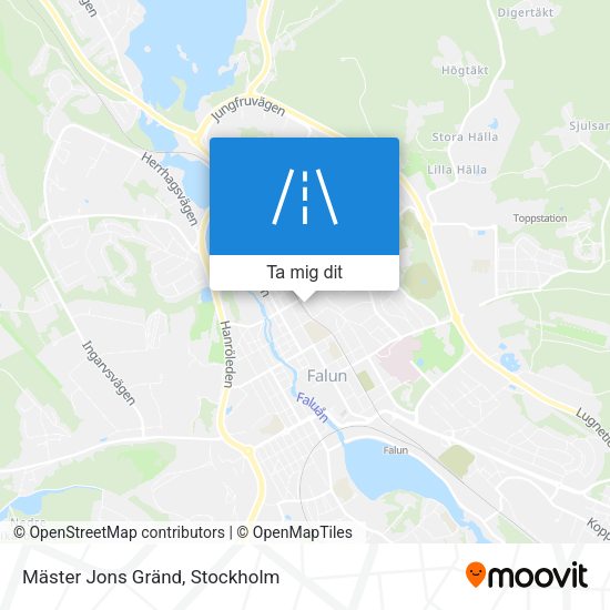 Mäster Jons Gränd karta