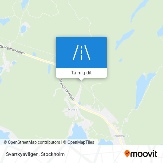 Svartkyavägen karta