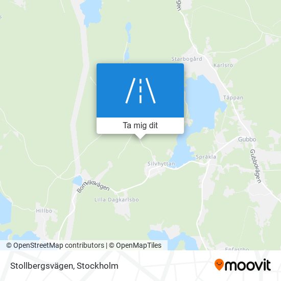 Stollbergsvägen karta