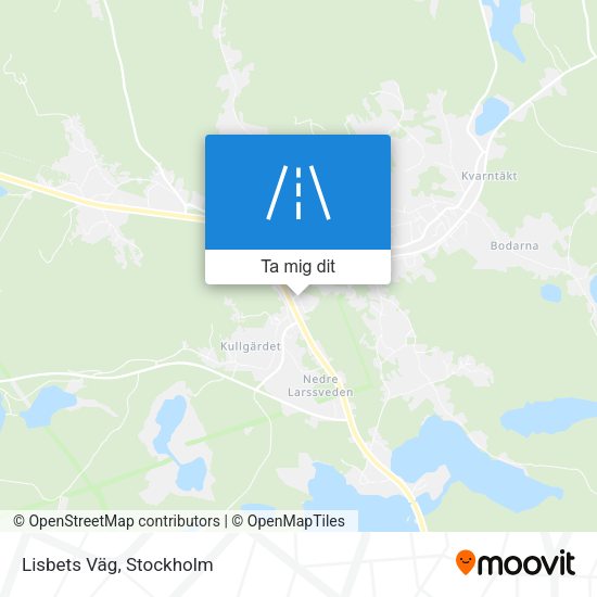 Lisbets Väg karta