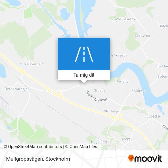 Mullgropsvägen karta