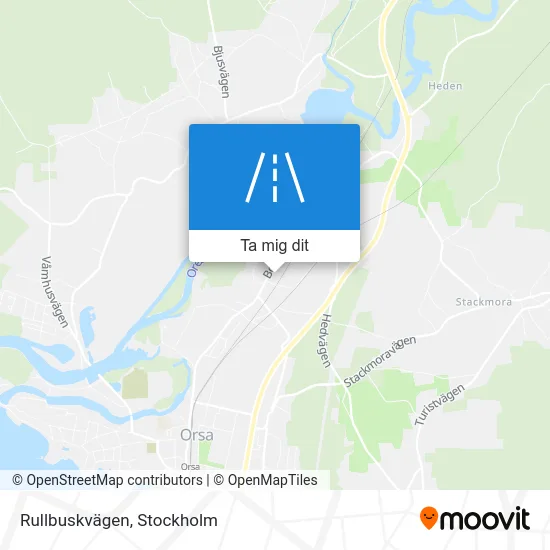 Rullbuskvägen karta