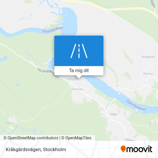Kråkgärdsvägen karta