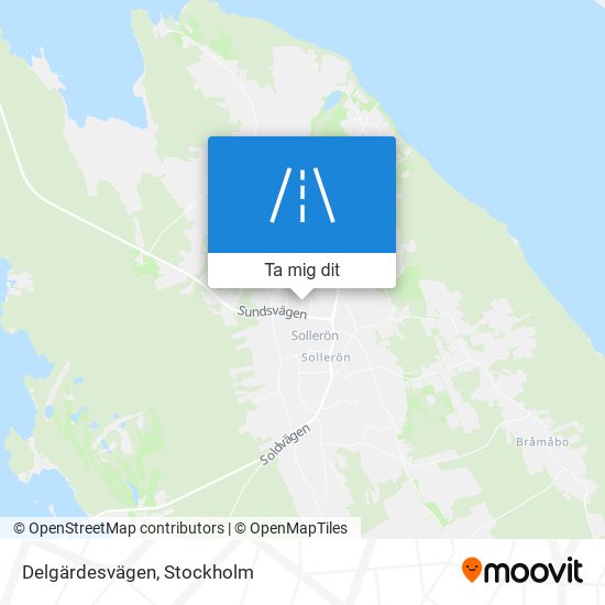 Delgärdesvägen karta