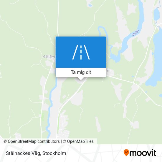 Stålnackes Väg karta
