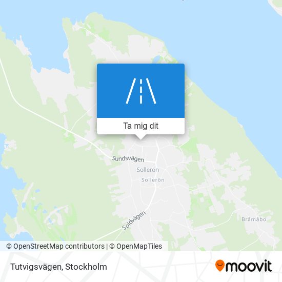 Tutvigsvägen karta