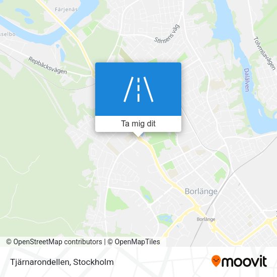 Tjärnarondellen karta