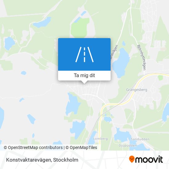 Konstvaktarevägen karta