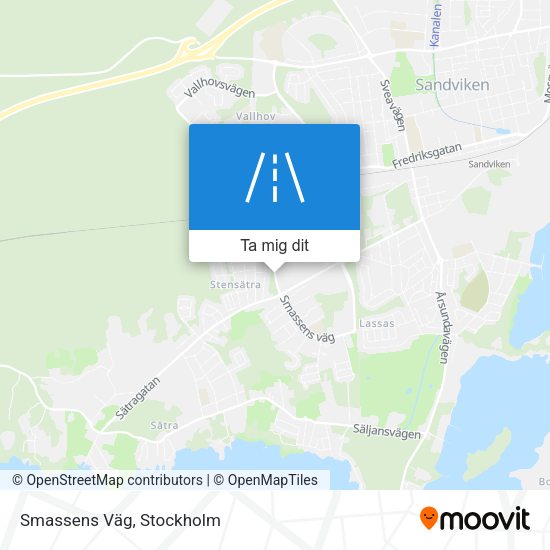 Smassens Väg karta