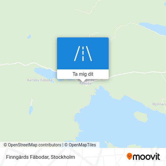 Finngärds Fäbodar karta