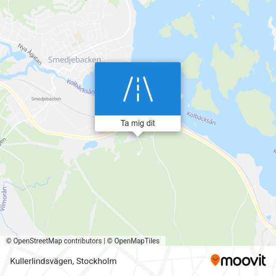Kullerlindsvägen karta