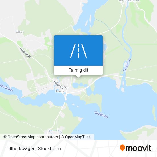 Tillhedsvägen karta