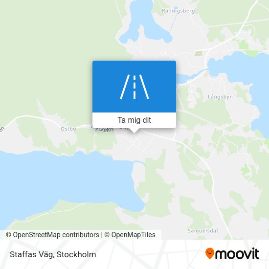 Staffas Väg karta