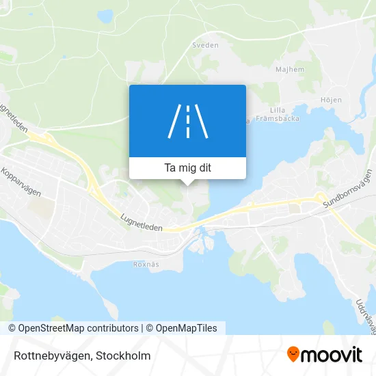 Rottnebyvägen karta