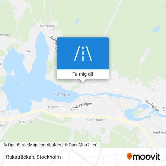 Raksträckan karta