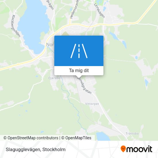 Slagugglevägen karta