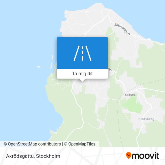 Axrödsgattu karta