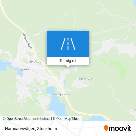 Hamsarvsvägen karta