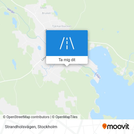 Strandholsvägen karta