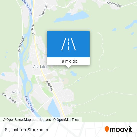 Siljansbron karta